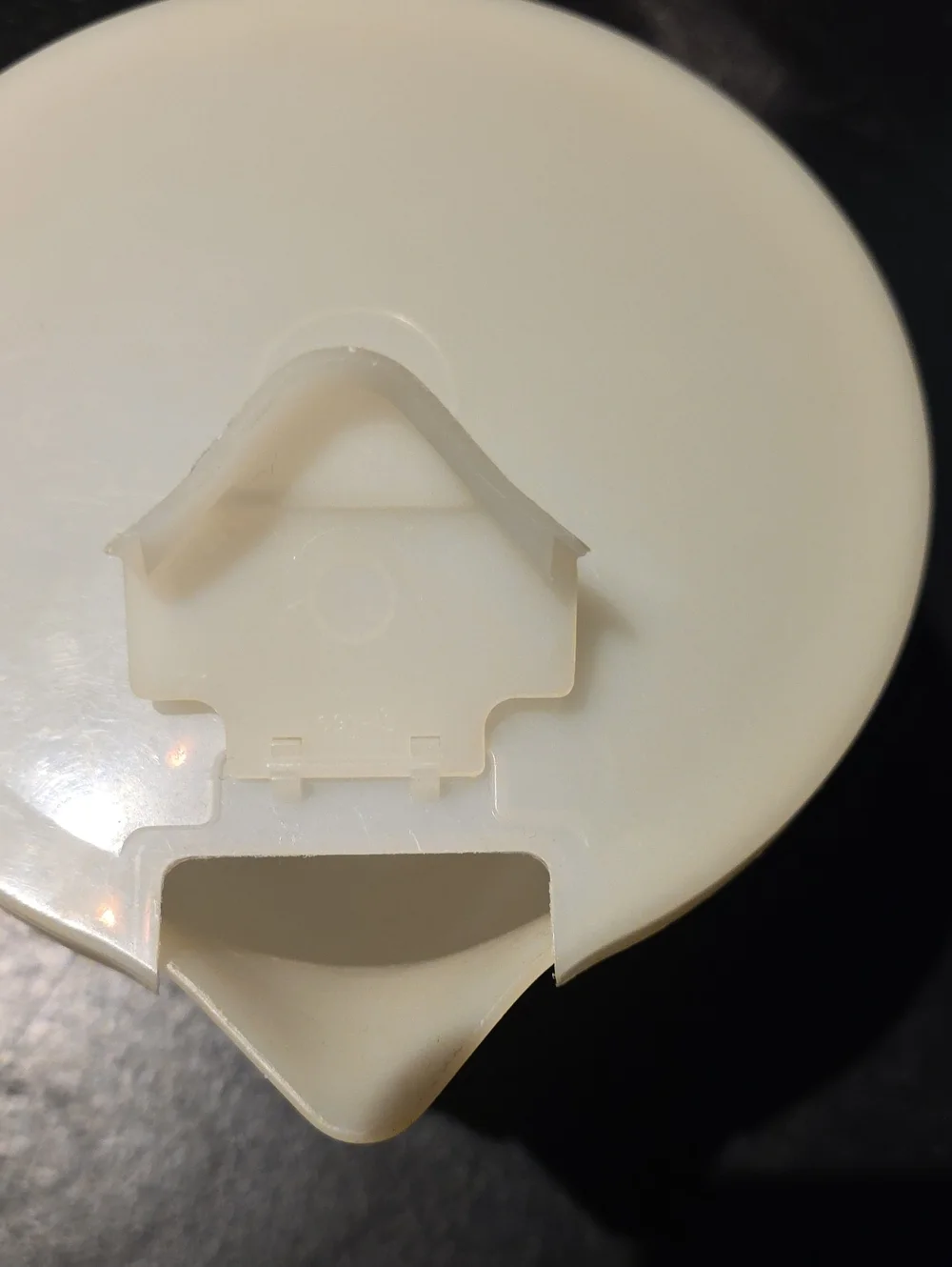Plastic Measuring Cup with Blue Markings
